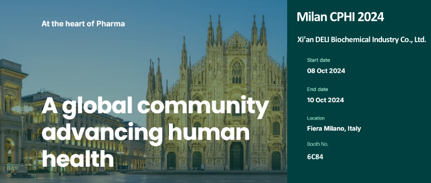 Hãy tham gia Deli Cyclodextrin tại CPHI Milan 2024!