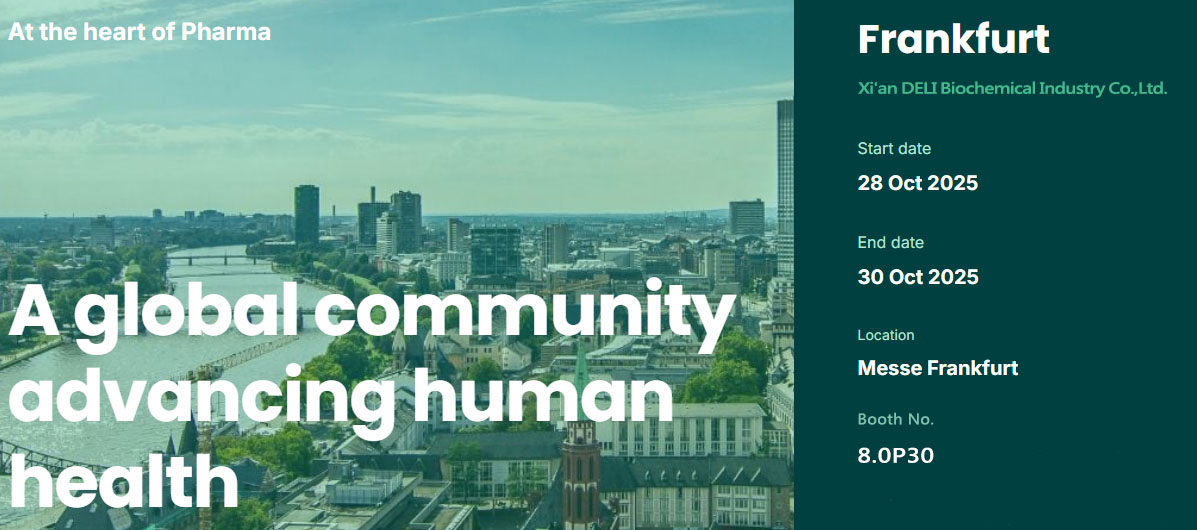 Triển lãm hóa sinh Xi'an Deli tại CPhI Europe 2025 ở Frankfurt, Đức
